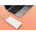 Xiaomi Power Bank 20000mAh Dual USB Port External Battery Charger for Smartphone and Powerful enough MacBook - White